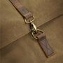Personalised Waxed Canvas Backpack, thumbnail 7 of 9