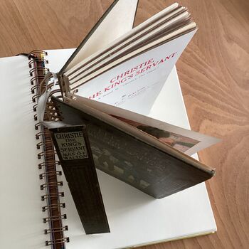 'Christie The King's Servant' Upcycled Notebook, 3 of 4