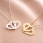 Sterling Silver Infinity Heart Personalised Necklace, thumbnail 2 of 12