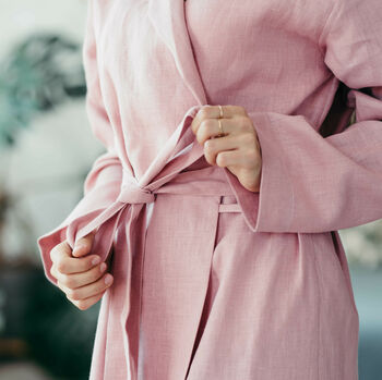 Linen Robe For Women, 9 of 12