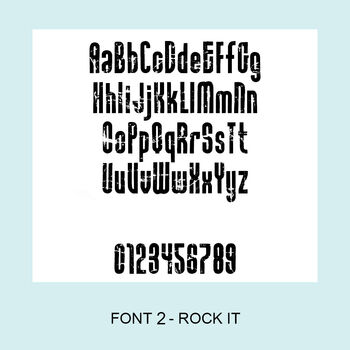 Personalised 'You Rock' Guitar Plectrum / Pick Coloured Set, 6 of 10