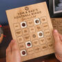 Personalised Set Of Two Football Bingo Family Game, thumbnail 4 of 6