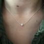Mother Of Pearl Star Silver Or Gold Necklace, thumbnail 3 of 4