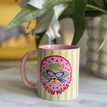 Meow Mama Mug – Fun Cat Lover Mug Gift For Cool Mums, 4 of 4