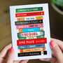 Literary Retirement Card, thumbnail 1 of 3