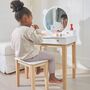 Eco Friendly Children's Dressing Table And Stool, thumbnail 3 of 7