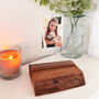 Acrylic Photo Family Stand With Wooden Base, thumbnail 4 of 5