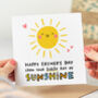 'From Your Little Ray Of Sunshine' Father's Day Card, thumbnail 1 of 2