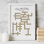Personalised Create Your Own Scrabble Tile Family Print, thumbnail 2 of 2