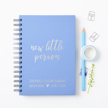 Personalised 'Little Person' Baby Journal, 3 of 9