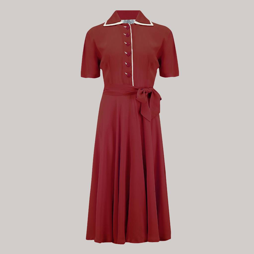 Mae Dress Authentic Vintage 1940s Style By The Seamstress Of Bloomsbury