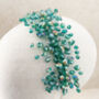 Emerald Green Crystal Headband, thumbnail 4 of 5