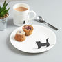 Standing Cat Side Plate, Fine Bone China, thumbnail 2 of 4
