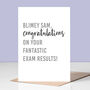 Personalised Fantastic Results Exam Card, thumbnail 3 of 3