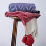 Personalised, Handwoven Christmas Throw Blankets, thumbnail 7 of 8
