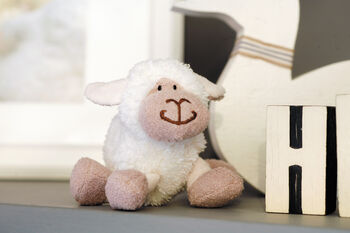Mini Sheep With 'Happy Birthday' Heart Keepsake Keyring, 8 of 8