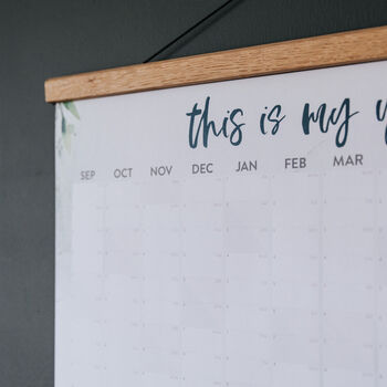 Academic Year Wall Planner 2026–2027 | “This Is My Year” Botanical Design, 4 of 8