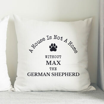 Personalised Dog Pawprint Cushion, 3 of 6