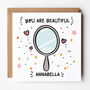 Personalised Just Because Card, thumbnail 1 of 4