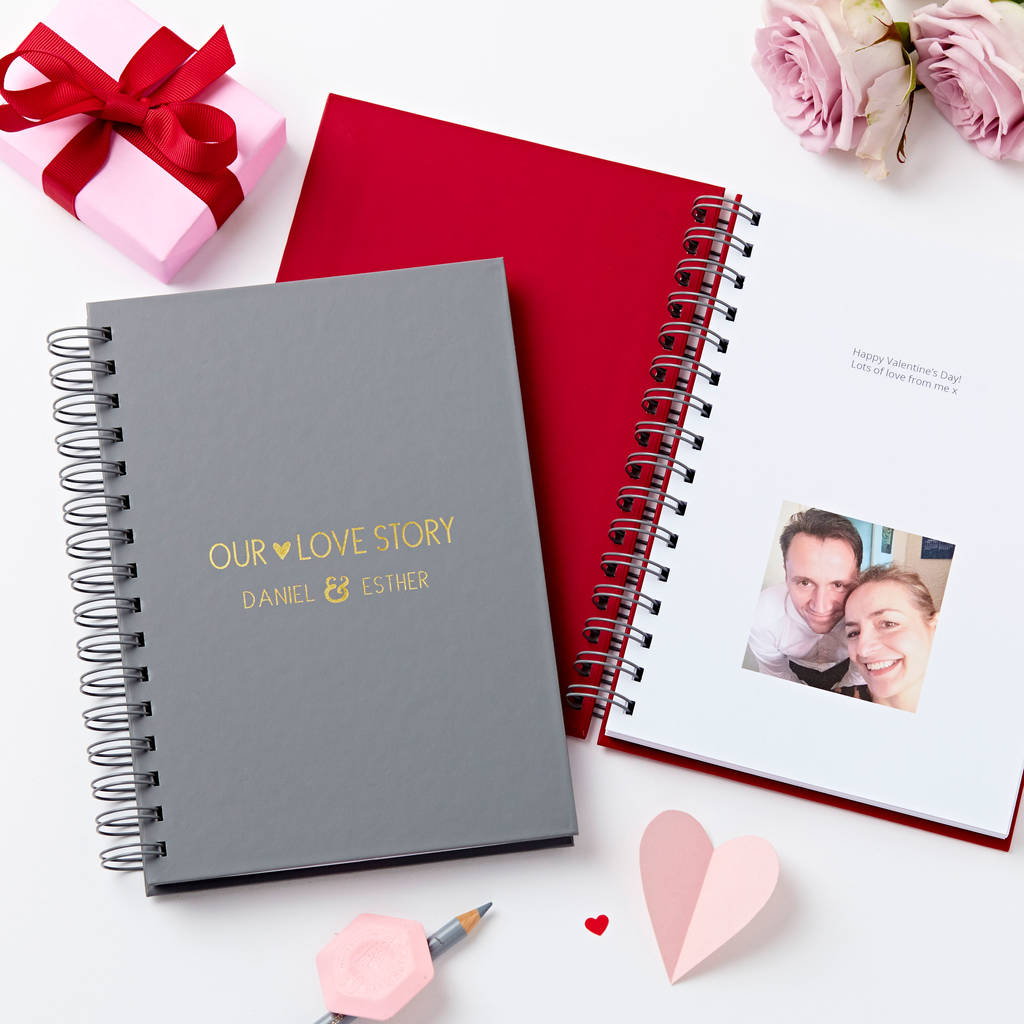 'our love story' hidden photo notebook by martha brook ...