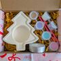 Paint Your Own Christmas Tree Tea Light Holder Kit, thumbnail 3 of 6