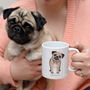 Pug Mug Personalised Pug Gift, thumbnail 1 of 2
