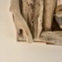43cm Square Handmade Driftwood Wall Mirror, thumbnail 7 of 10