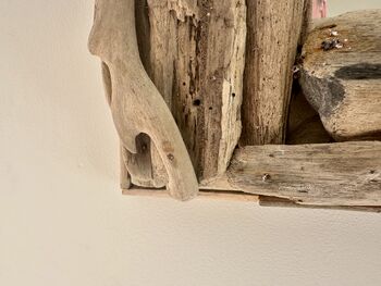 43cm Square Handmade Driftwood Wall Mirror, 7 of 10