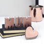 Personalised Small Concrete Copper Letter, thumbnail 2 of 8