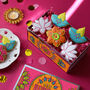 Hand Iced Diwali Biscuit Tin, thumbnail 2 of 3