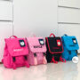 Hot Pink Personalised Embroidered Mini Dog Backpack, thumbnail 2 of 10