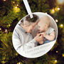 Any Message And Photo Ceramic Disc Hanging Decoration Bauble + Gift Box, thumbnail 5 of 6