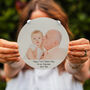 Personalised Grandfather Photo And Message Hanging Sign, thumbnail 1 of 2