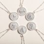 'Kind' Recycled Silver Shorthand Coin Pendant Necklace, thumbnail 8 of 8
