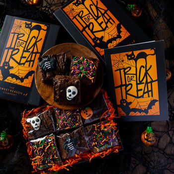 Trick Or Treat Luxury Halloween Brownie Gift, 3 of 3