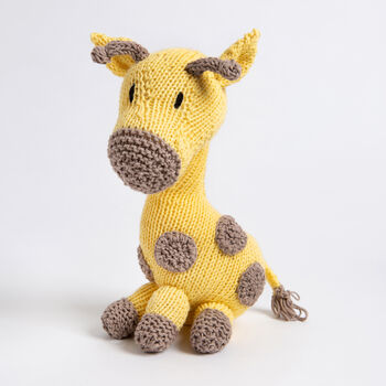 Lottie The Giraffe Easy Cotton Knitting Kit, 2 of 8