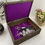 Personalised Large Wooden Jewellery Box, thumbnail 5 of 11