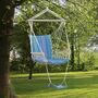 Hanging Rope Chair Hammock Padded Seat And Backrest, thumbnail 1 of 11