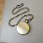 Personalised Bronze Pocket Watch With Engraved Initials, thumbnail 3 of 3