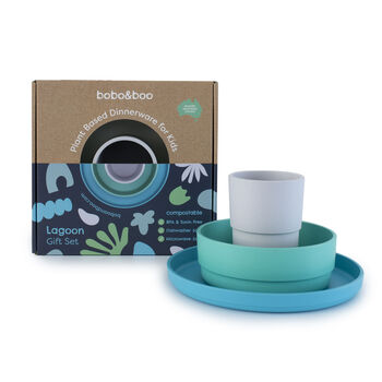 Bobo And Boo Colourful Eco Friendly Kids Dinnerware, 3 of 12