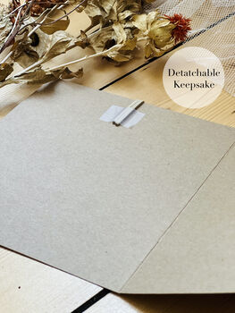 Best Mum Mother's Day Flower Keepsake Card, 2 of 2