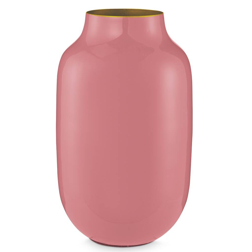 Pip Studio Vase Metal Oval Old Pink