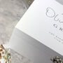 Personalised Luxury White Wedding Keepsake Memory Box, thumbnail 4 of 8