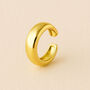 Small Rounded Gold Plated Sterling Silver Ear Cuff, thumbnail 1 of 6