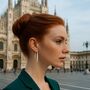 Sterling Silver Long Pointed Drop Earrings, thumbnail 1 of 8