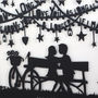 Personalised 'Lovers' Papercut Or Print In Mount, thumbnail 3 of 7