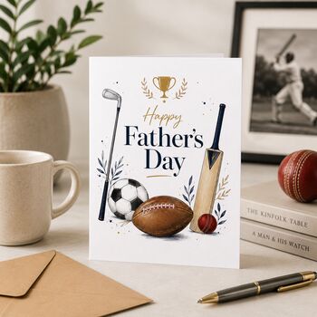 Sports Dad Father’s Day Card, 3 of 6