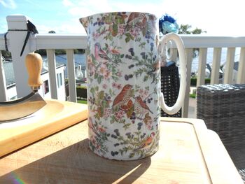 Large Jug In British Birds On Blue Design, 4 of 8