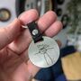 Personalised Doodle Drawing Disc Steel Keyring, thumbnail 1 of 4