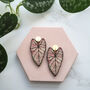 Tropical Pink Drop Earrings, thumbnail 1 of 5
